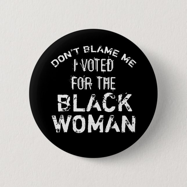 I Voted For Kamala Harris 2 Inch Round Button (Front)