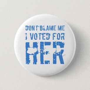 I Voted For Kamala Harris 2 Inch Round Button