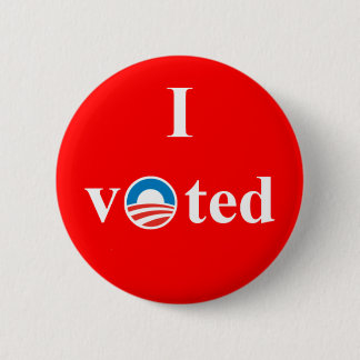 I Voted for Obama 2 Inch Round Button