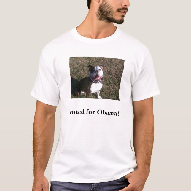 I voted for Obama! T-Shirt (Front)