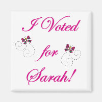 I voted for Sarah!