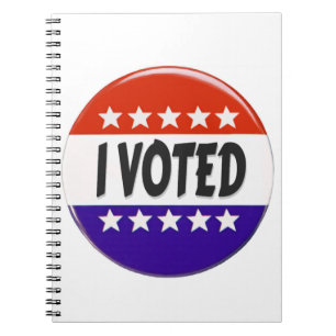 I Voted Notebook