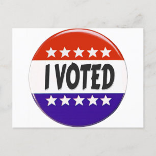 I Voted Postcard