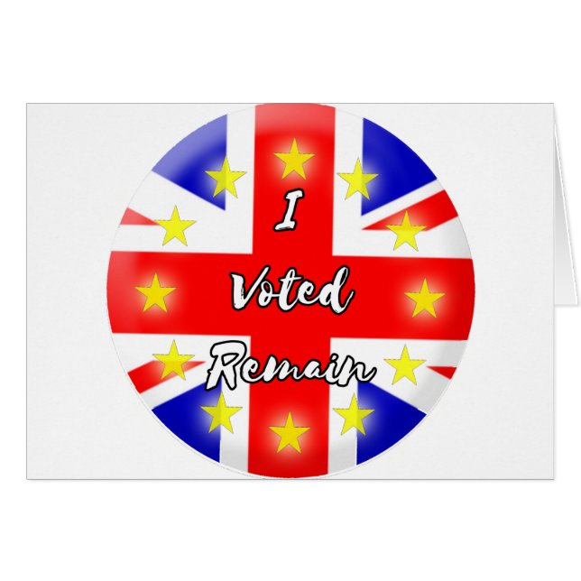 I voted Remain History (Front Horizontal)
