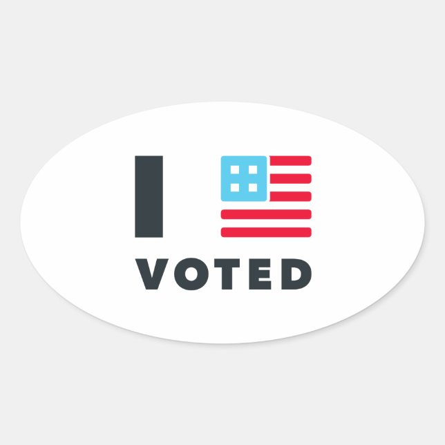 I Voted Sticker (Front)