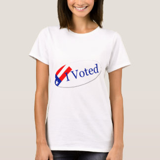 I Voted Sticker T-Shirt