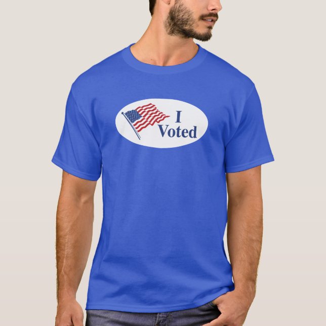 I Voted Sticker Tee (Front)
