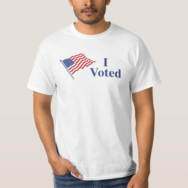 I Voted Sticker Tee (Front)