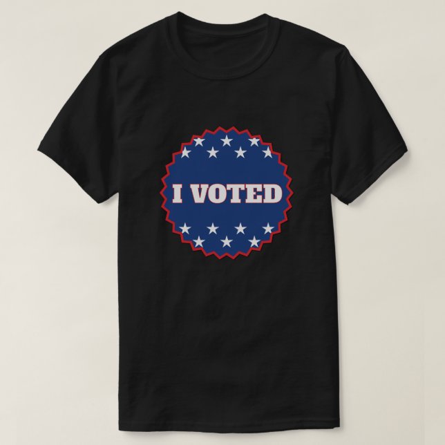 I Voted T-Shirt (Design Front)