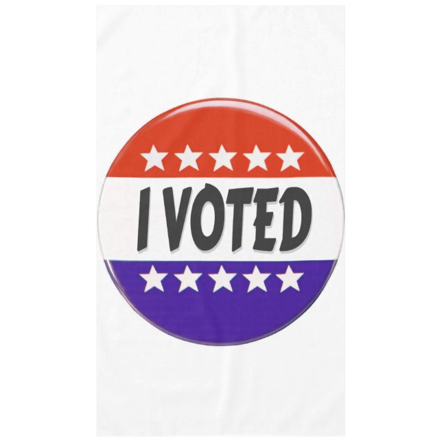 I Voted Tablecloth (Front)