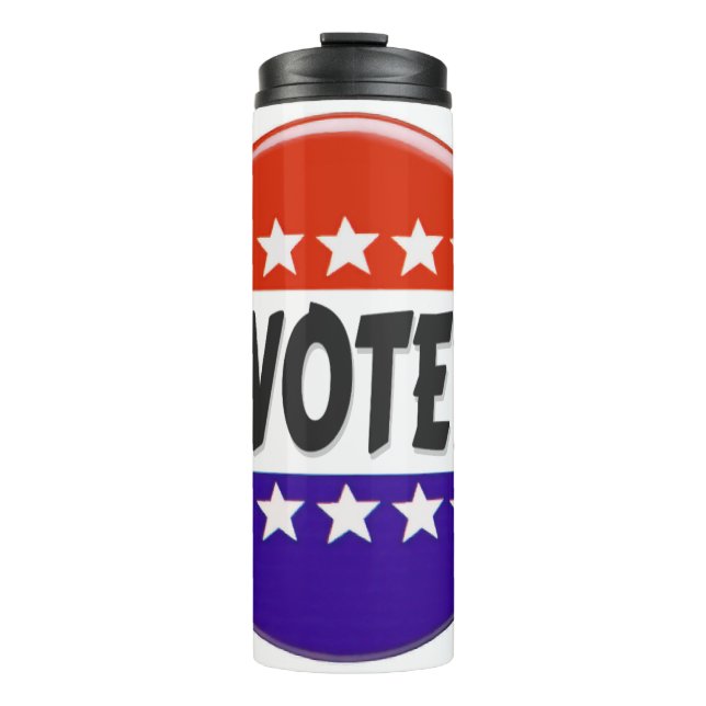 I Voted Thermal Tumbler (Front)