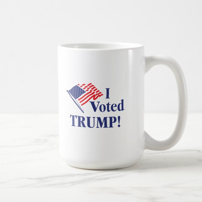 I Voted Trump Coffee Mug (Right)