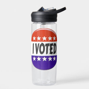 I Voted Water Bottle