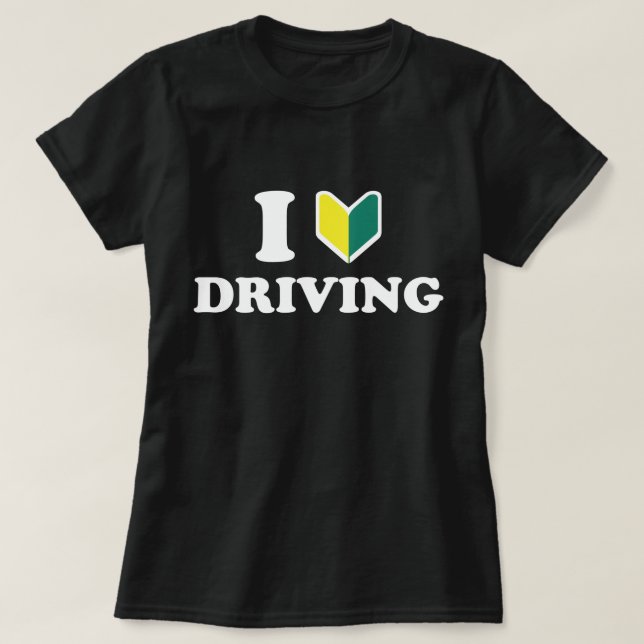 I Wakaba [Coeur/Amour] T-shirt conducteur (Design devant)