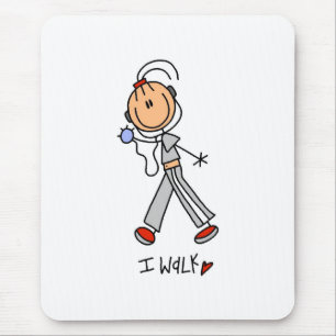 I Walk Mouse Pad