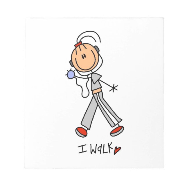 I Walk Notepad (Front)