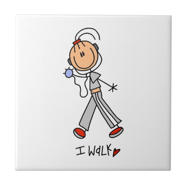 I Walk Tile (Front)