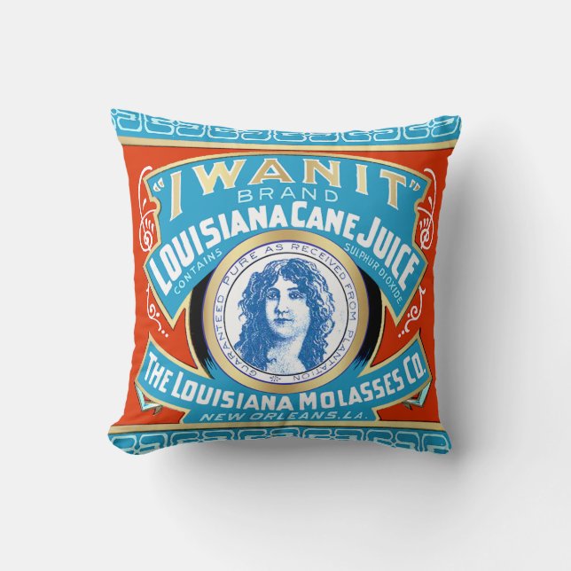 I Wan It Throw Pillow (Front)