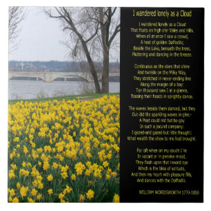 I WANDERED LONELY AS A CLOUD TILE