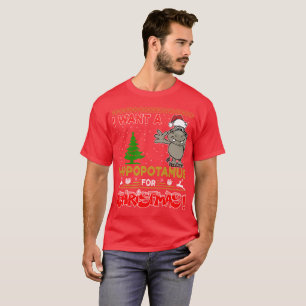 i want a hippopotamus for christmas T-Shirt