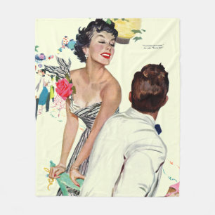 I Want a Man 2 Fleece Blanket