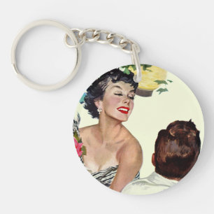 I Want a Man Keychain