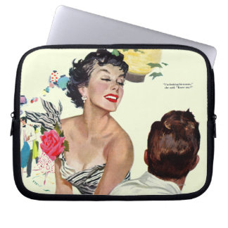 I Want a Man Laptop Sleeve