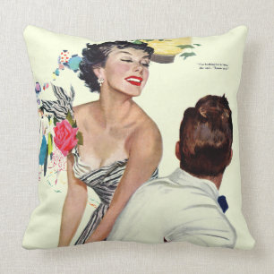 I Want a Man Throw Pillow