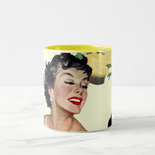 I Want a Man Two-Tone Coffee Mug