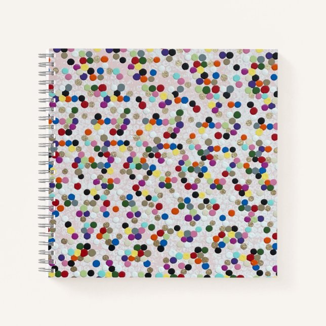 I Want Candy Square Notebook (Front)