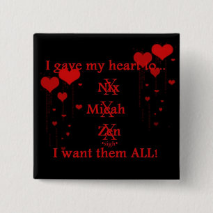 I want them All 2 Inch Square Button