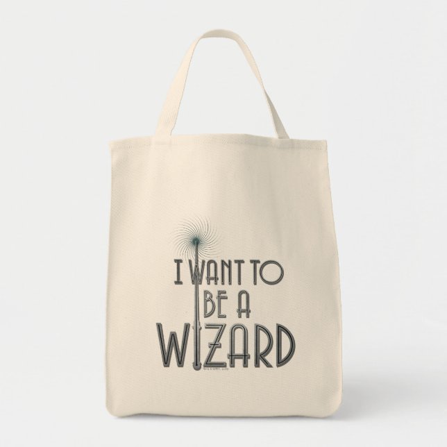 I Want To Be A Wizard Tote Bag (Front)