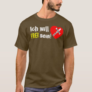 I want to be FREE! - Jesus Victory T-Shirt