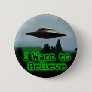 I want to believe 2 inch round button