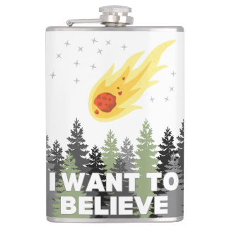 I Want to Believe Asteroid Flask