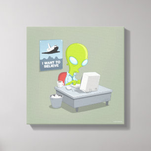I Want To Believe Canvas Print