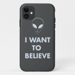 I Want To Believe (dark grey) iPhone 11 Case