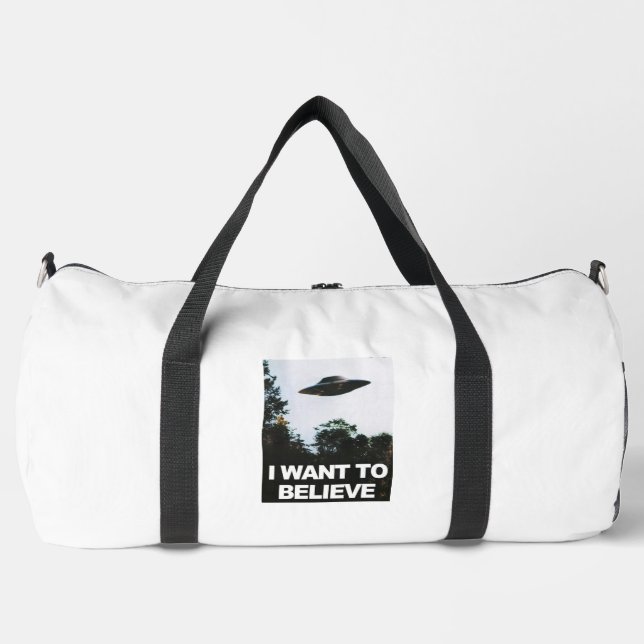 I want to believe duffle bag (Front)