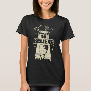 I Want To Believe - Funny Cat Is Kidnapped  T-Shirt
