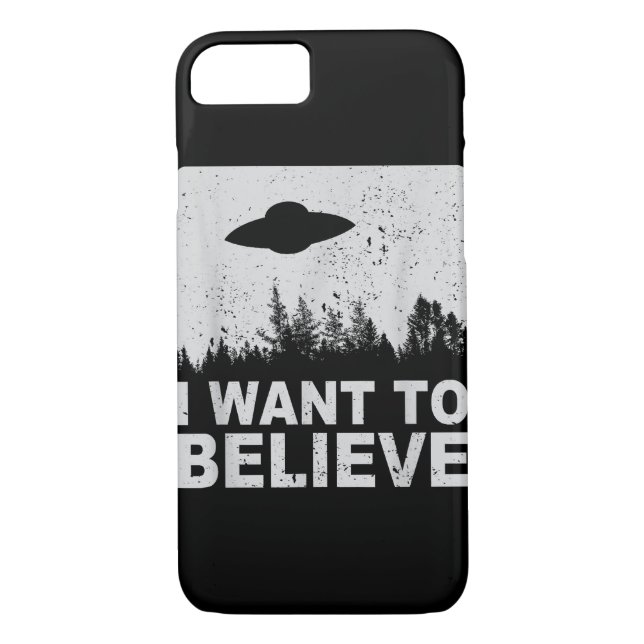 I Want To Believe I Aliens UFO Area 51 Roswell Case-Mate iPhone Case (Back)