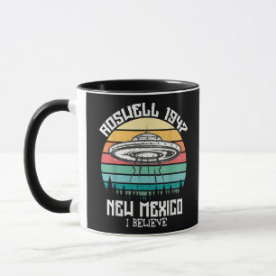 I Want To Believe I Aliens UFO Area 51 Roswell New Mug