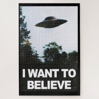 I want to believe jigsaw puzzle