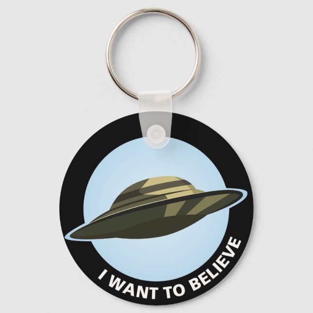 I Want To Believe Keychain (Front)