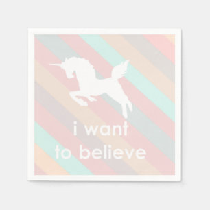 i want to believe napkin