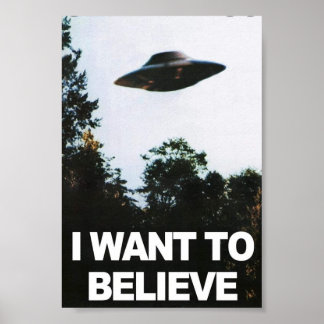 I want to believe poster