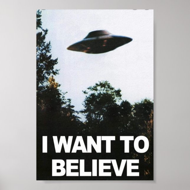 I want to believe poster (Front)