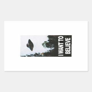 I want to believe sticker