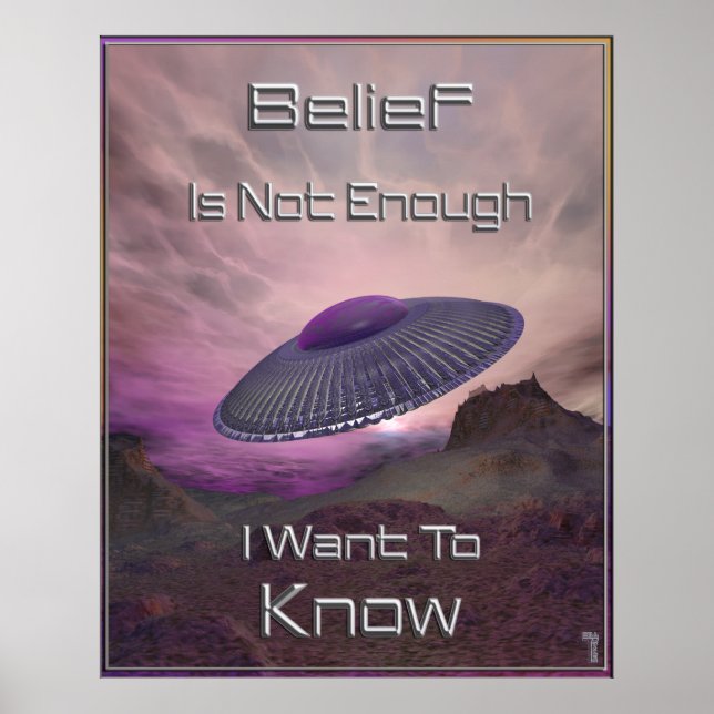 I Want To Know  Art Print Poster (Front)