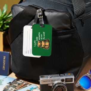 I want to make memories luggage tag