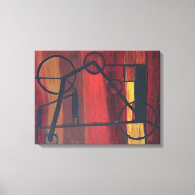 I Want to Ride Canvas Print (Front)